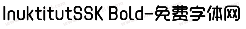 InuktitutSSK Bold字体转换